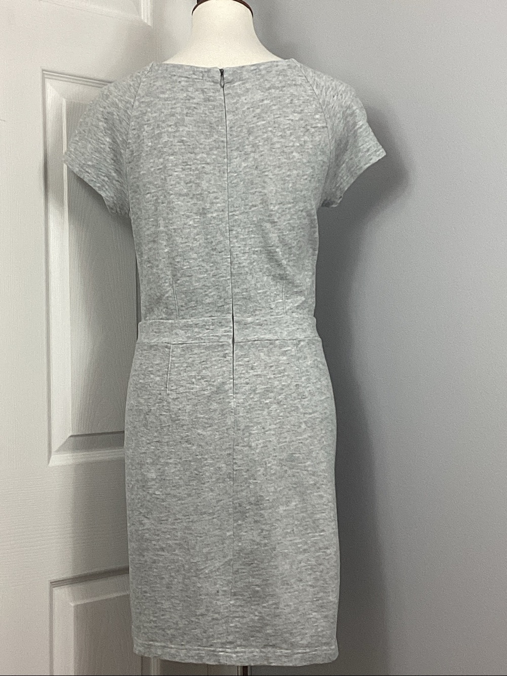 GAP Grey  Fleece Sweatshirt Dress - Picture 4 of 7